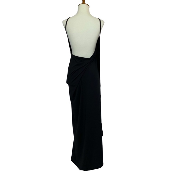 Sexy Black Sling Wrap Beach Dress Coverup - Picture 13 of 16